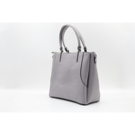 ARMİNE 208 BAYAN ÇANTA GRİ LAZER 27X37 CM