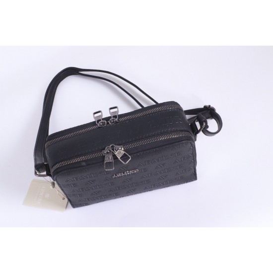 ARMİNE 228 BAYAN ÇANTA SİYAH LAZER 15X21 CM