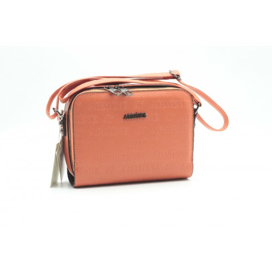 ARMİNE 228 BAYAN ÇANTA TURUNCU LAZER 22X16 CM
