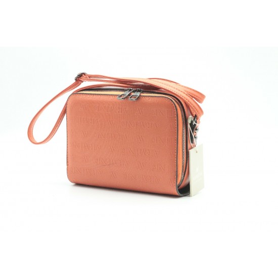 ARMİNE 228 BAYAN ÇANTA TURUNCU LAZER 22X16 CM