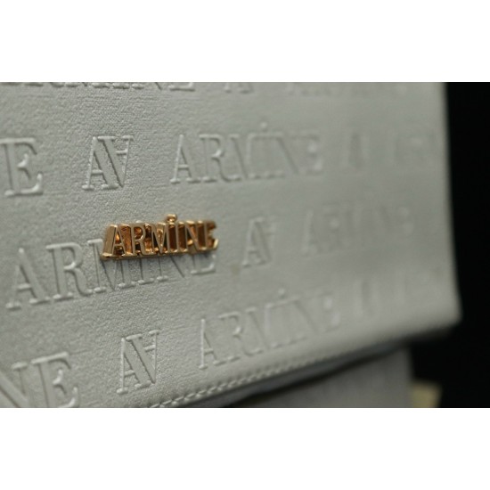 ARMİNE 241 BAYAN ÇANTA BEYAZ LAZER 26X32 CM