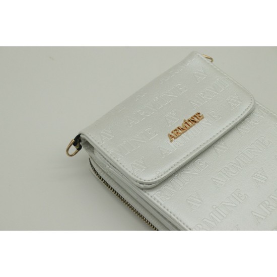 ARMİNE 266 BAYAN ÇANTA BEYAZ LAZER 20X13 CM