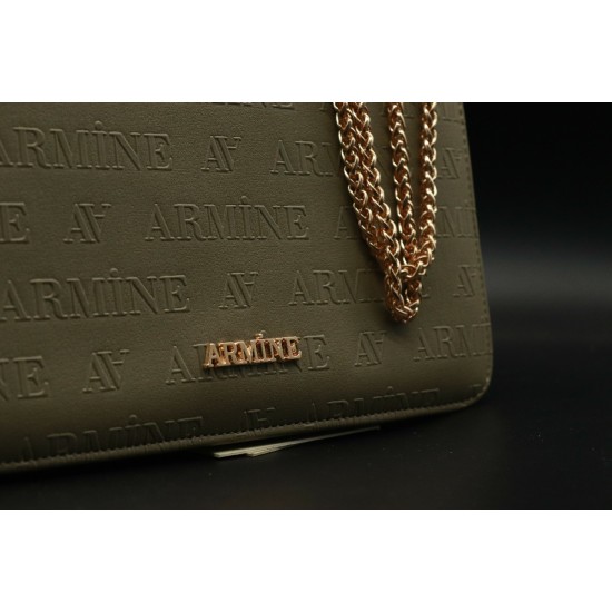 ARMİNE 317 BAYAN ÇANTA HAKİ LAZER 15X23 CM