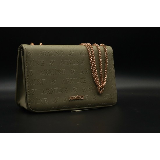 ARMİNE 317 BAYAN ÇANTA HAKİ LAZER 15X23 CM