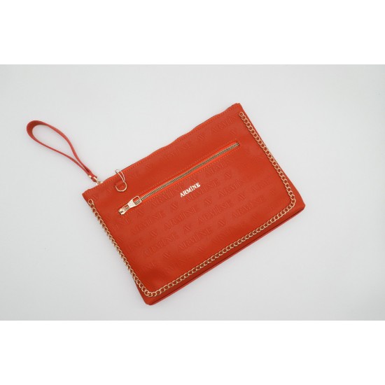 ARMİNE 326 BAYAN ÇANTA TURUNCU LAZER 23X32 CM
