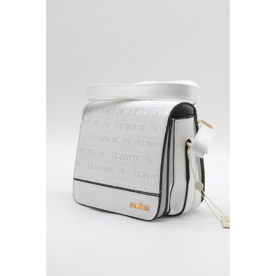 ARMİNE 331 BAYAN ÇANTA BEYAZ LAZER 19X18CM