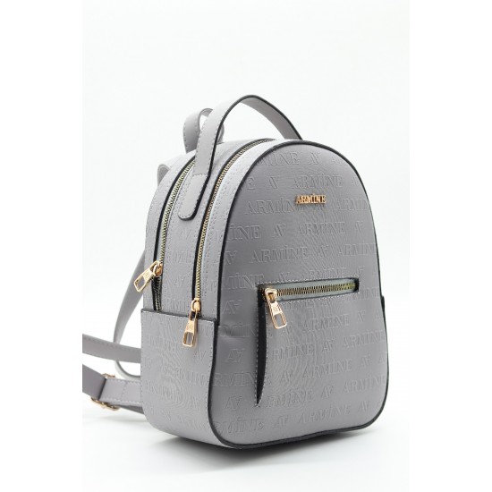 ARMİNE 337 BAYAN ÇANTA GRİ LAZER 28X20 CM
