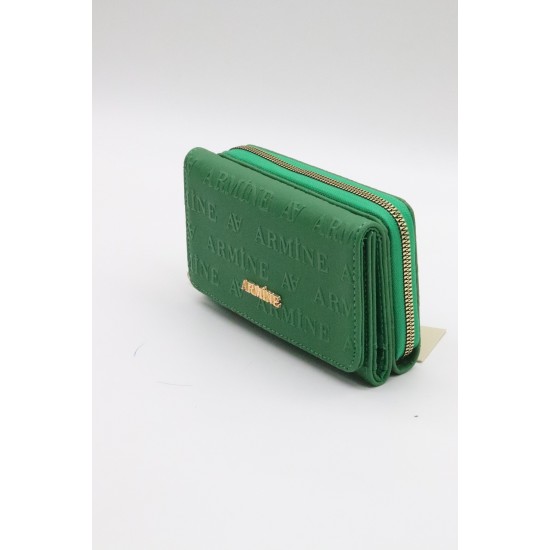 ARMİNE C12 BAYAN ÇANTA KOYU YEŞİL LAZER10X18 CM