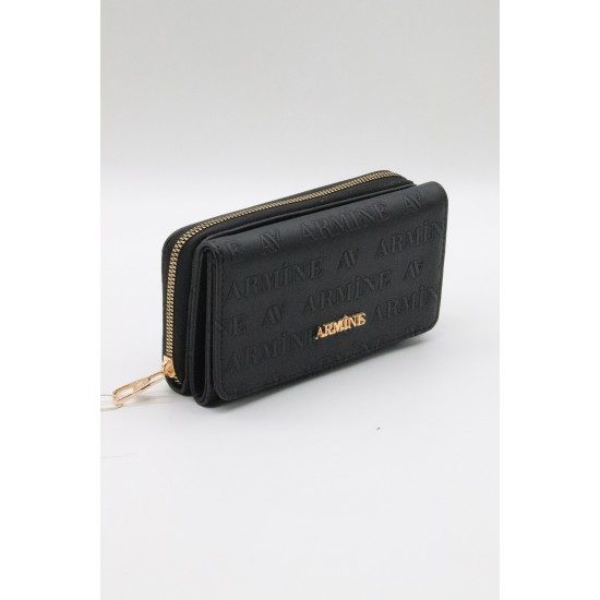 ARMİNE C12 BAYAN ÇANTA SİYAH LAZER 10X17CM