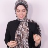 ARMİNE MODAL DESENLİ ŞAL 4340 KAHVE