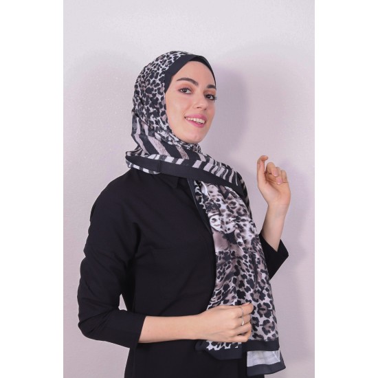 ARMİNE MODAL DESENLİ ŞAL 4340 VİZON
