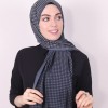 ARMİNE MODAL DESENLİ ŞAL FÜME 2253