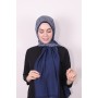 ARMİNE MODAL DESENLİ ŞAL LACİVERT 2253
