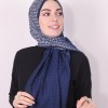 ARMİNE MODAL DESENLİ ŞAL LACİVERT 2253