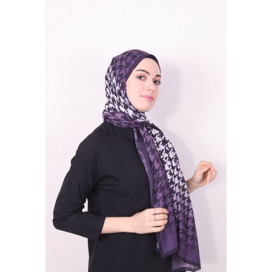 ARMİNE MODAL DESENLİ ŞAL MÜRDÜM 2254