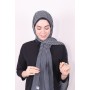 ARMİNE MODAL DESENLİ ŞAL SİYAH 2253