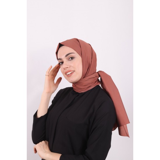 ARMİNE TREND BLUEBERRY ŞAL KOYU KİREMİT