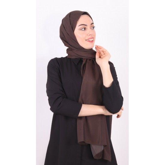 ARMİNE TREND MODAL ŞAL KOYU KAHVE