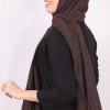 ARMİNE TREND MODAL ŞAL KOYU KAHVE