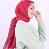 ARMİNE TREND MONOGRAM CRUSH ŞAL KIRMIZI