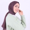 ARMİNE TREND MONOGRAM CRUSH ŞAL KOYU KAHVE