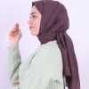 ARMİNE TREND MONOGRAM CRUSH ŞAL KOYU KAHVE