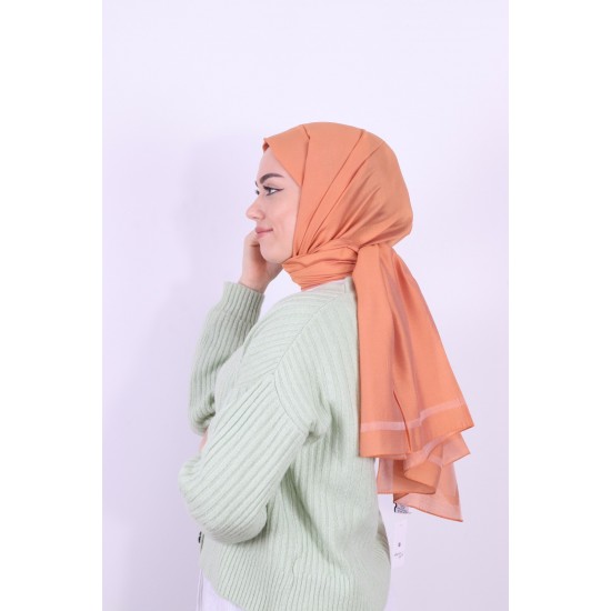 ARMİNE TREND MONOGRAM CRUSH ŞAL PORTAKAL