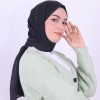 ARMİNE TREND MONOGRAM CRUSH ŞAL SİYAH