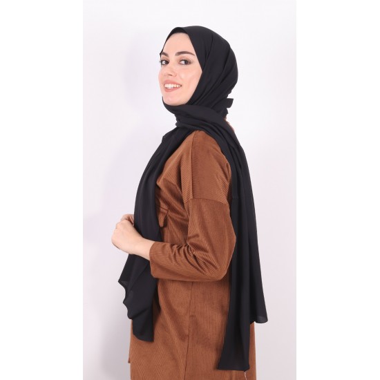 ARMİNE TREND PURECOTTON ŞAL SİYAH