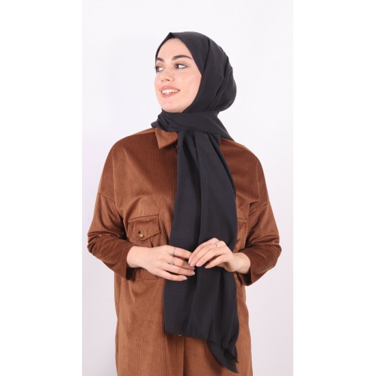 ARMİNE TREND TENCEL ŞAL SİYAH