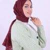 ARMİNE TREND ZEHRA ŞAL BORDO