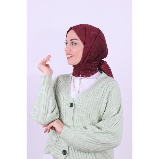 ARMİNE TREND ZEHRA ŞAL BORDO