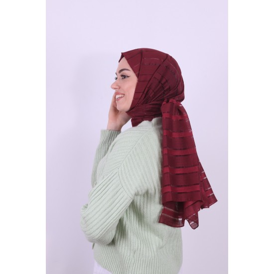 ARMİNE TREND ZEHRA ŞAL BORDO