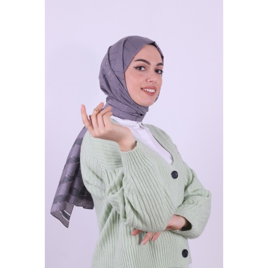 ARMİNE TREND ZEHRA ŞAL GRİ