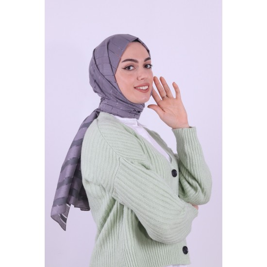 ARMİNE TREND ZEHRA ŞAL GRİ