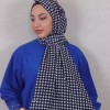 DESENLİ MEDİNE İPEĞİ ŞAL 11 LACİVERT