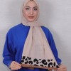 DESENLİ MEDİNE İPEĞİ ŞAL 14 SÜTLÜ KAHVE