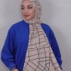 DESENLİ MEDİNE İPEĞİ ŞAL 15 SÜTLÜ KAHVE