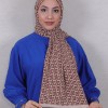 DESENLİ MEDİNE İPEĞİ ŞAL 6 SÜTLÜ KAHVE