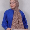 DESENLİ MEDİNE İPEĞİ ŞAL 6 SÜTLÜ KAHVE