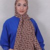 DESENLİ MEDİNE İPEĞİ ŞAL 7 SÜTLÜ KAHVE
