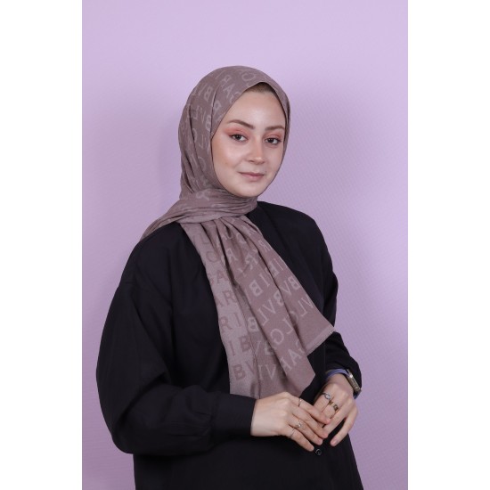 EMPROYAL BVLGARI DESEN ŞAL - ÇİKOLATA
