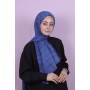 EMPROYAL BVLGARI DESEN ŞAL - GECE MAVİSİ