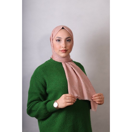EMPROYAL G DESEN COTTON ŞAL SOĞAN KABUĞU