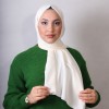 EMPROYAL G DESEN COTTON ŞAL SÜT BEYAZI