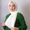 EMPROYAL G DESEN COTTON ŞAL SÜT BEYAZI