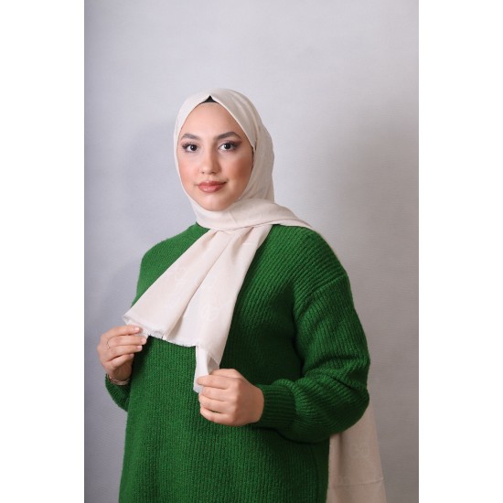 EMPROYAL G DESEN COTTON ŞAL TEN