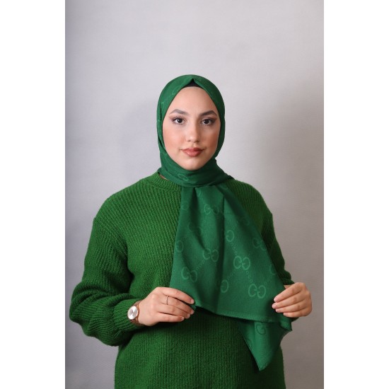 EMPROYAL G DESEN COTTON ŞAL ZÜMRÜT