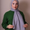 EMPROYAL SİENA LOGO DESEN ŞAL GRİ