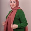 EMPROYAL SİENA LOGO DESEN ŞAL TABA